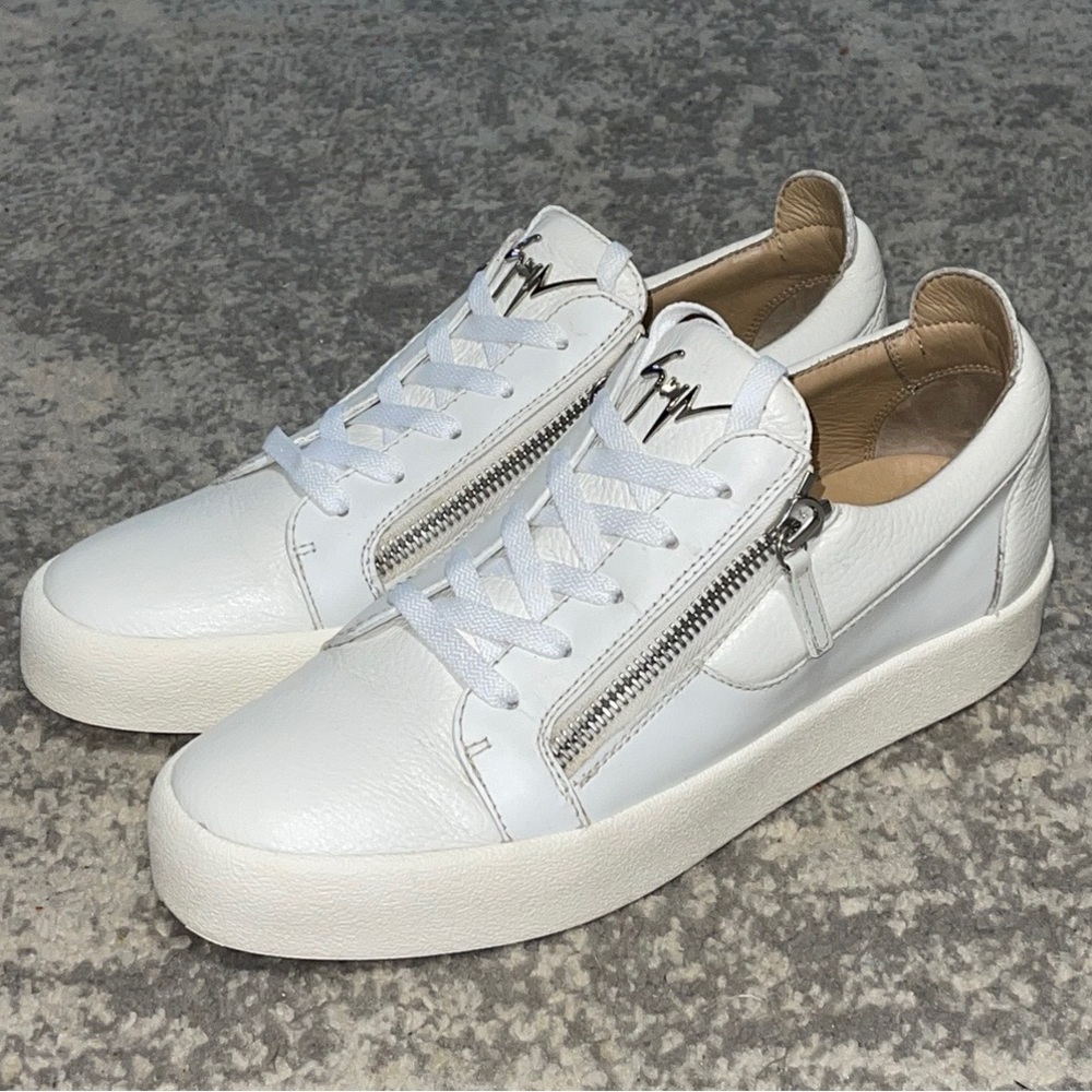 Giuseppe Zanotti Design -Frankie Low-top Sneakers White Size: 10 (44)